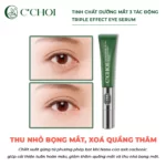 Tinh Chất Dưỡng Mắt 3 Tác động C’choi - Triple Effect Eye Serum - Chiết Xuất Gừng Từ Phương Pháp Bọt Khí Nano Của Axit Cacbonic - Punar - 1Store.vn
