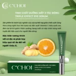 Tinh Chất Dưỡng Mắt 3 Tác động C’choi - Triple Effect Eye Serum - Chiết Xuất Gừng Và Dẫn Xuất Vitamin C Hiệu Suất Cao - Punar - 1Store.vn
