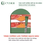 Tinh Chất Dưỡng Mắt 3 Tác động C’choi - Triple Effect Eye Serum - Tăng Cường Lưu Thông Máu Giúp Giảm Quầng Thâm - Punar - 1Store.vn