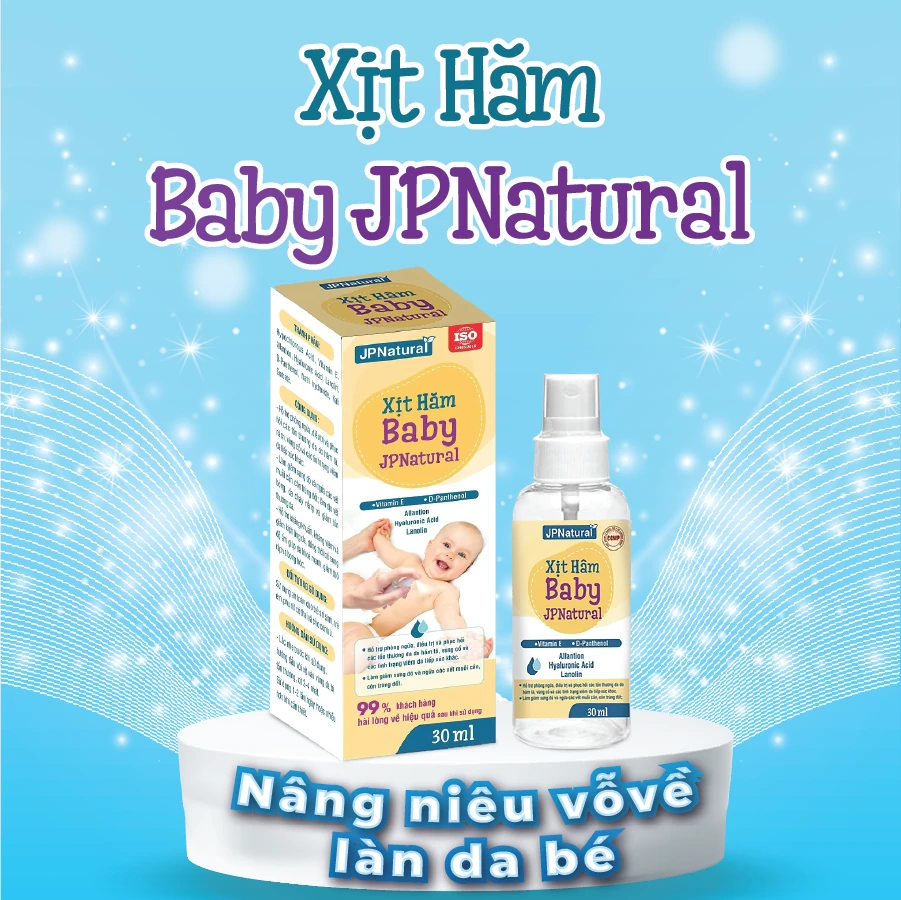 Xịt Hăm Baby Jpnatural - Nâng Niu Vỗ Về Làn Da Bé - 1store.vn