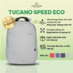 Balo Tái Chế Tucano Speed Eco Macbook Pro 16'' - Màu Xám Trắng - 1Store.vn