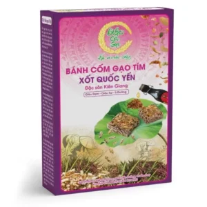 Bánh Cốm Gạo Tím Xốt Quốc Yến đặc Sản St Bibo - Đặc Sản Kiên Giang - 1Store.vn