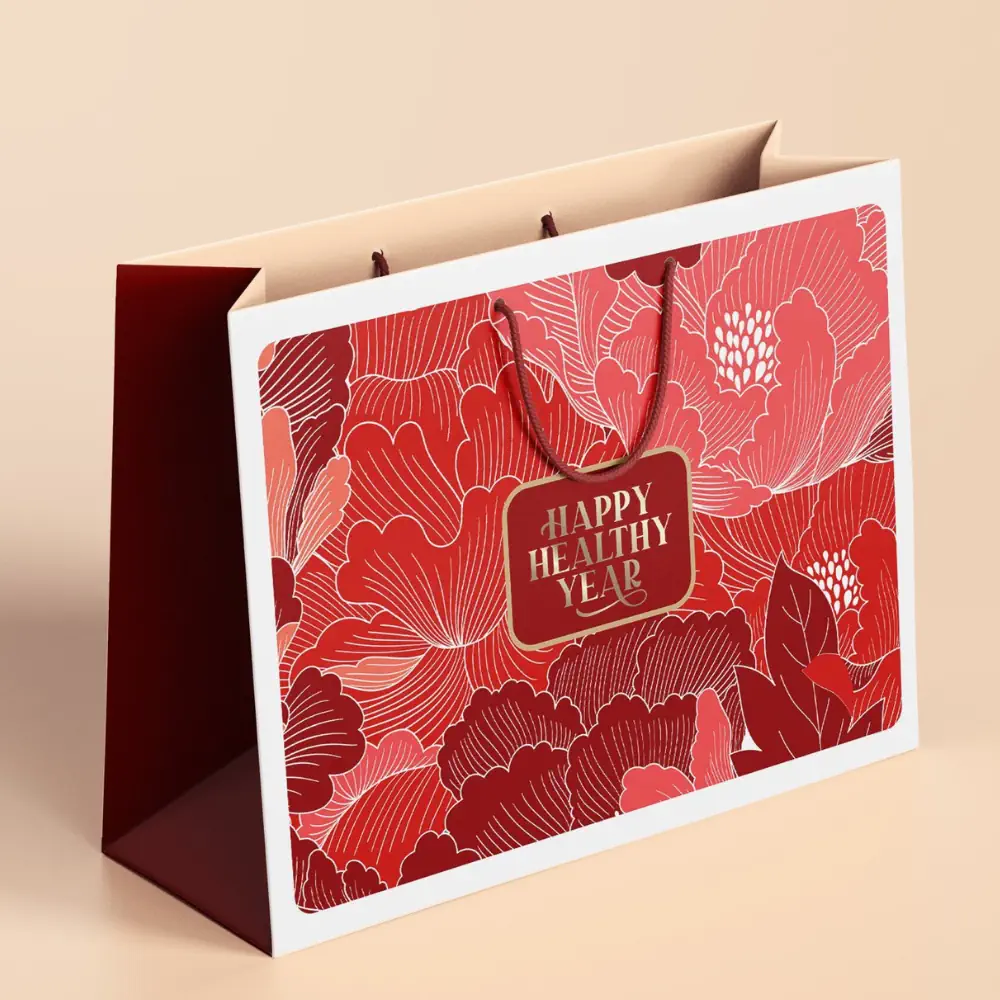 Hộp Quà Tết 2024 Happy Nuts - Túi Giâý May Mắn 1 - 1store.vn
