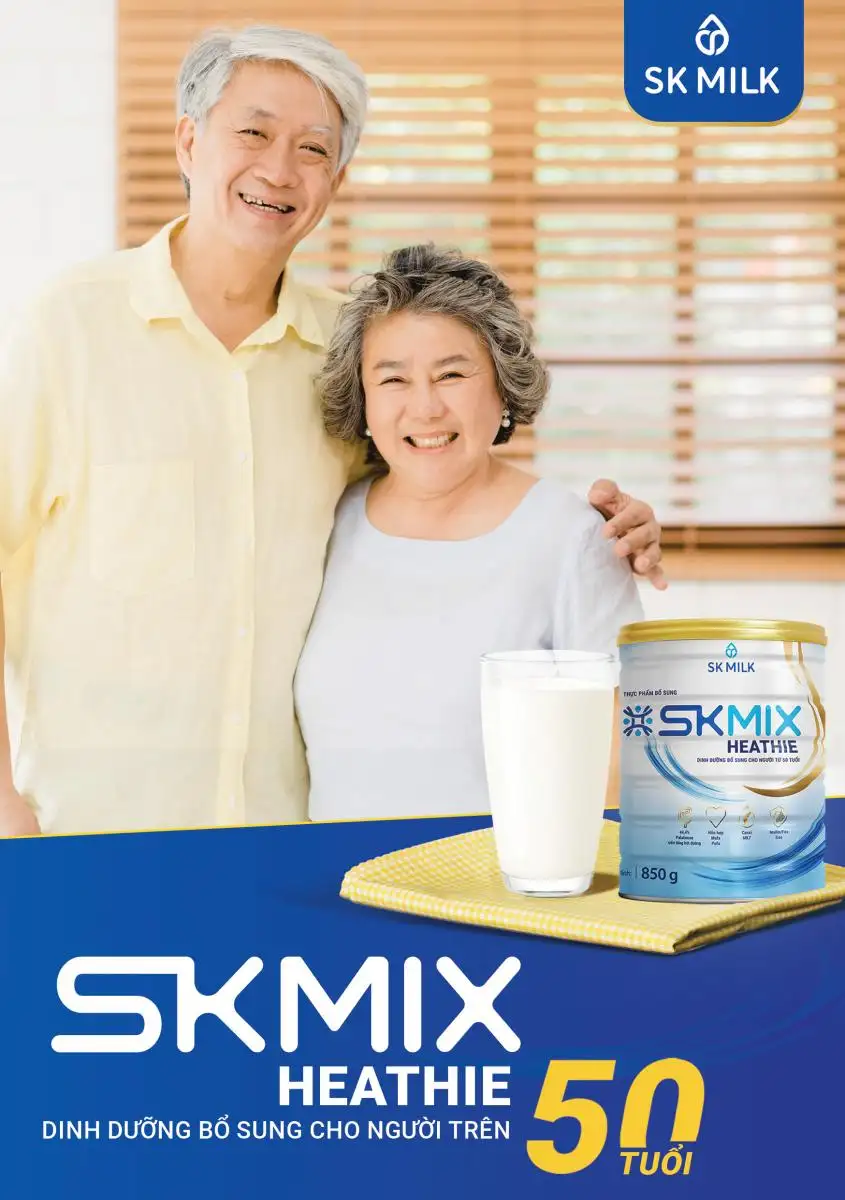 Sữa Bột Skmix Heathie - Dinh Dưỡng Cho Người Từ 50 Tuổi - Droppii Mall