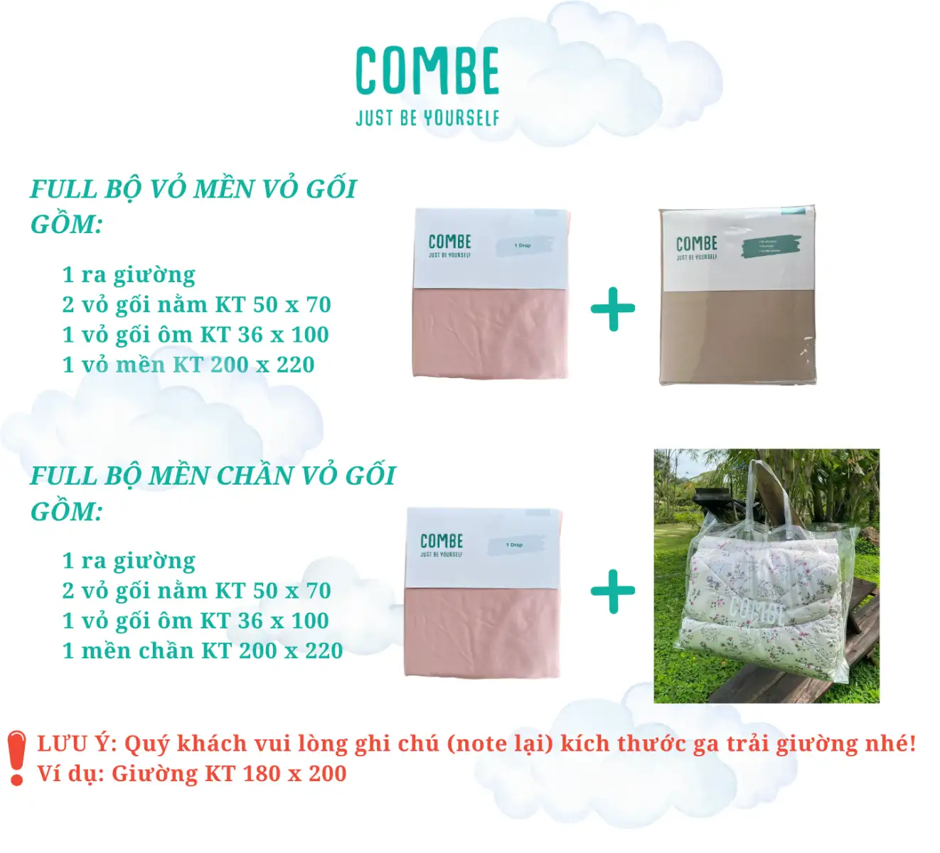 ThÔng Tin SẢn PhẨm Bộ Ga Giường 5 Món Tencel 60s Combe - 1store.vn