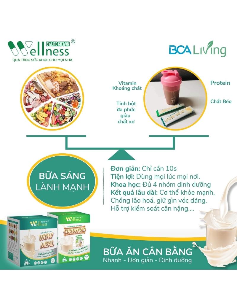 Bữa ăn lành mạnh Wow Meal - tiện lợi, đơn giản, khoa học, tốt cho sức khỏe - 1store.vn