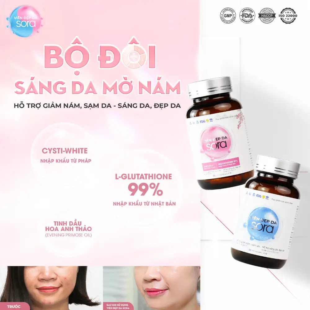 Sora - Bộ đôi Sáng Da Mờ Nám
