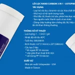 LÕi LỌc Nano Carbon 3 Trong 1 - Ustopwater Taiwan