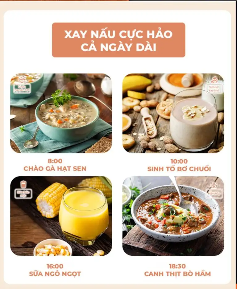 Xay Nấu Cả Ngày - Máy Làm Sữa Hạt Unie V9s Pro