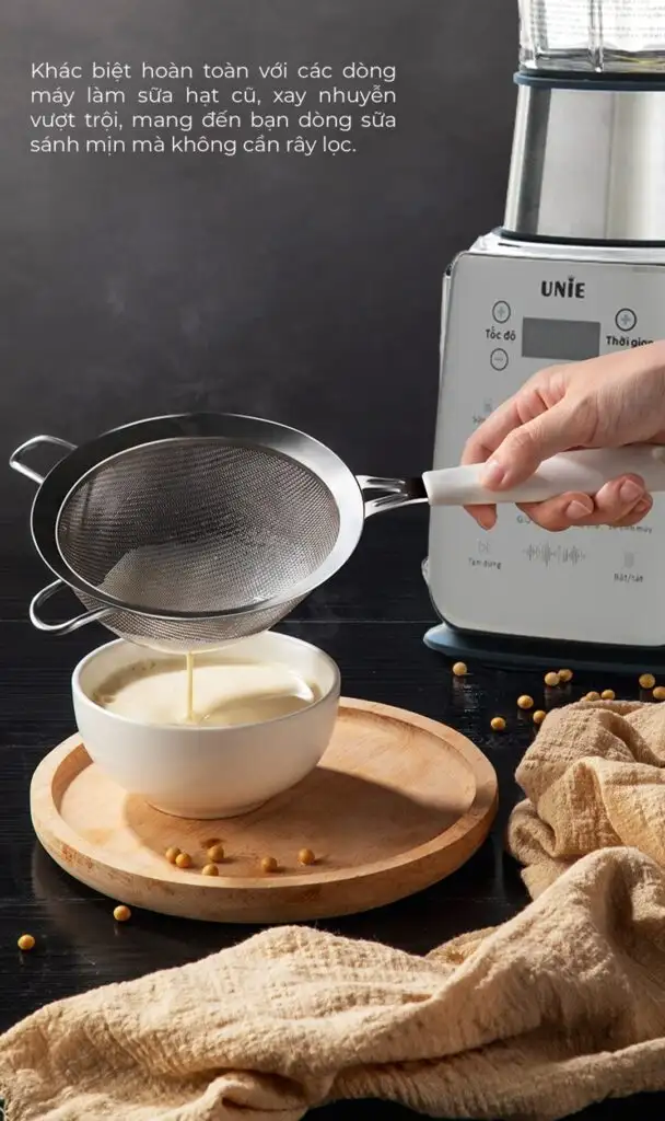 Xay Nhuyễn Vượt Trội - Máy Làm Sữa Hạt Unie V9s Pro